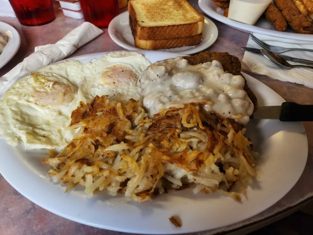 Country Style Ham and Two Eggs