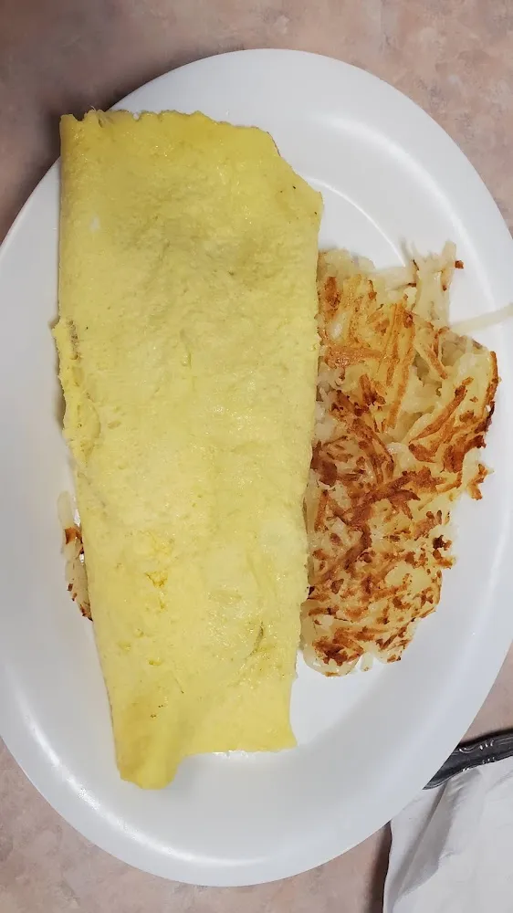 Ham Mushroom & Cheese Omelette